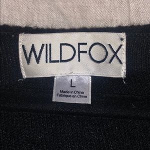 Wildfox Sweaters - WILDFOX LIGHTNING BOLT BLACK SWEATER TOP, SIZE L Wildfox Sweaters - WILDFOX LIGHTNING BOLT BLACK SWEATER TOP, SIZE L